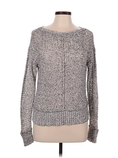 Pre-owned Eileen Fisher Pullover Sweater In Gray