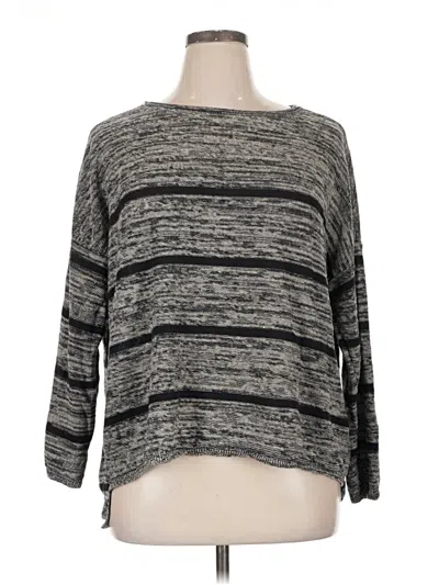 Pre-owned Eileen Fisher Pullover Sweater In Gray
