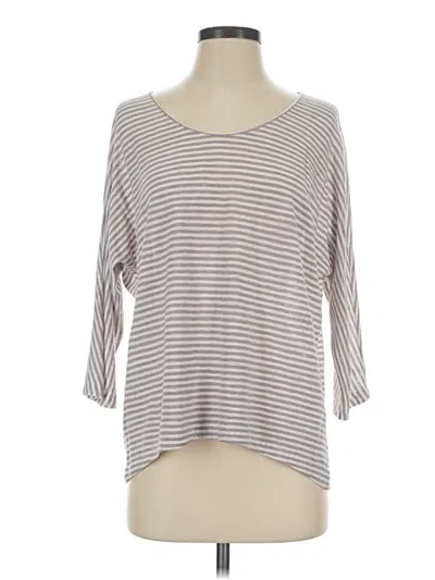 Pre-owned Eileen Fisher Pullover Sweater In Gray