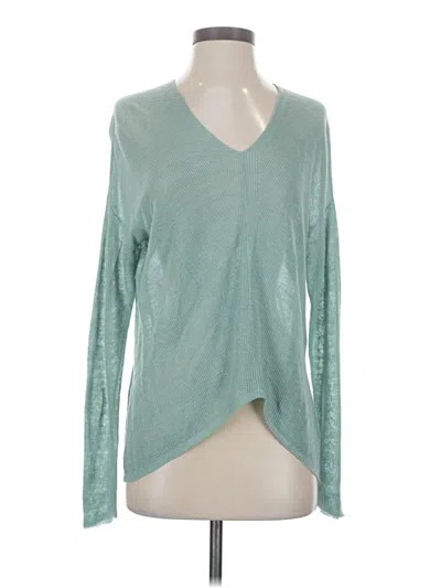 Pre-owned Eileen Fisher Pullover Sweater In Green