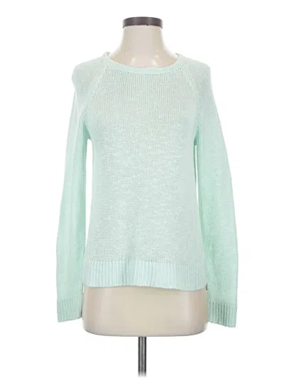 Pre-owned Eileen Fisher Pullover Sweater In Green