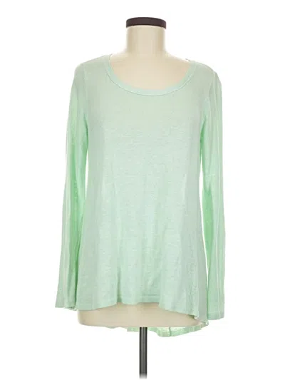 Pre-owned Eileen Fisher Pullover Sweater In Green