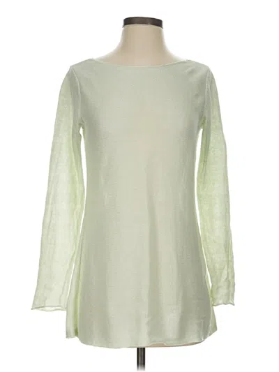 Pre-owned Eileen Fisher Pullover Sweater In Green