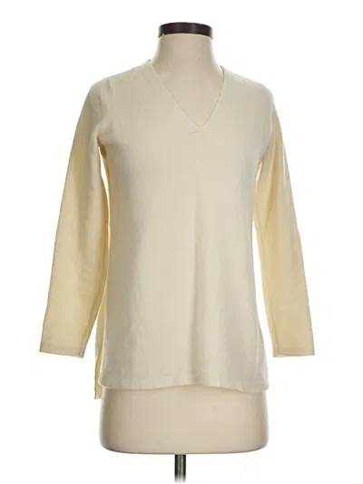 Pre-owned Eileen Fisher Pullover Sweater In Ivory