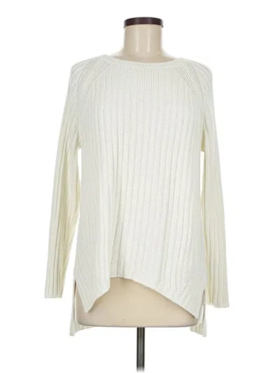 Pre-owned Eileen Fisher Pullover Sweater In Ivory