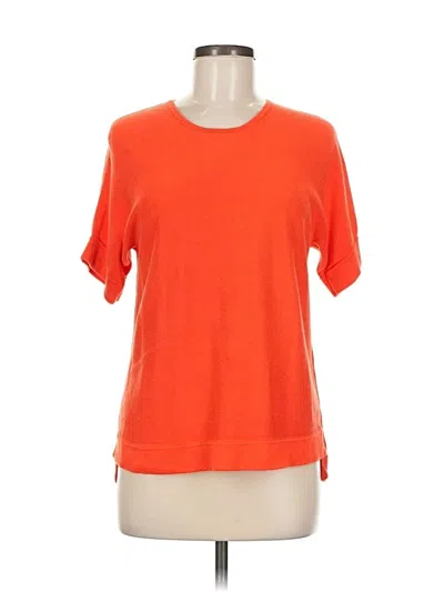 Pre-owned Eileen Fisher Pullover Sweater In Orange