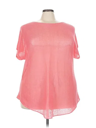 Pre-owned Eileen Fisher Pullover Sweater In Pink