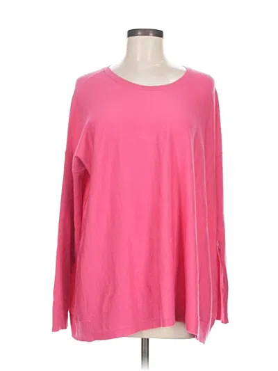 Pre-owned Eileen Fisher Pullover Sweater In Pink