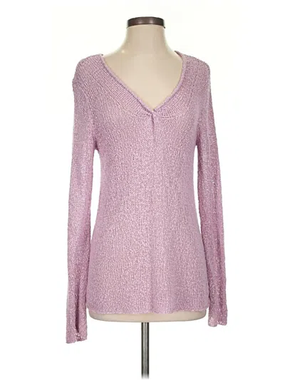 Pre-owned Eileen Fisher Pullover Sweater In Pink