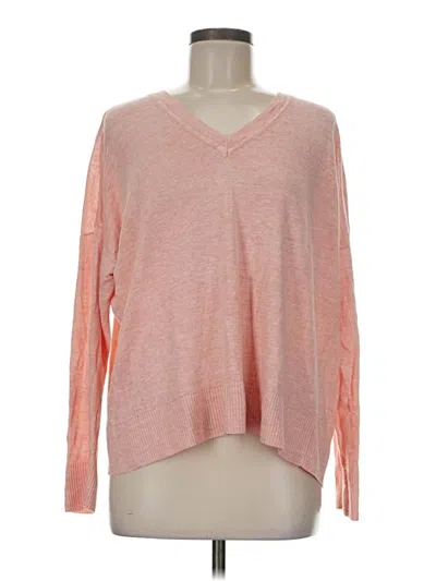 Pre-owned Eileen Fisher Pullover Sweater In Pink