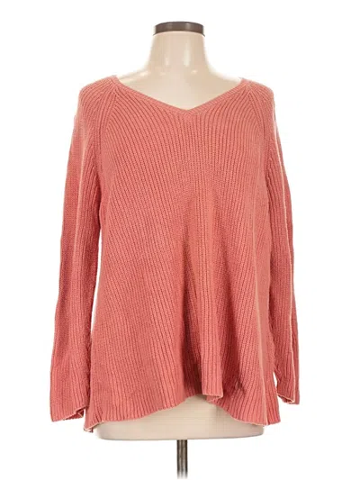 Pre-owned Eileen Fisher Pullover Sweater In Pink