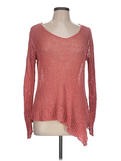 Pre-owned Eileen Fisher Pullover Sweater In Pink