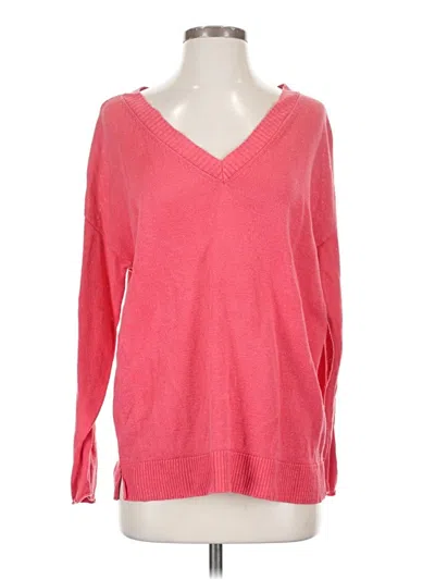 Pre-owned Eileen Fisher Pullover Sweater In Pink