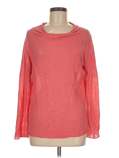 Pre-owned Eileen Fisher Pullover Sweater In Pink