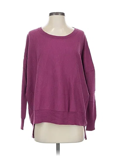 Pre-owned Eileen Fisher Pullover Sweater In Purple