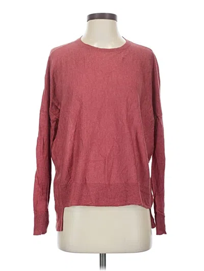 Pre-owned Eileen Fisher Pullover Sweater In Red