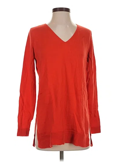 Pre-owned Eileen Fisher Pullover Sweater In Red