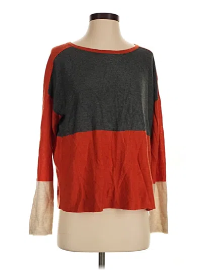 Pre-owned Eileen Fisher Pullover Sweater In Red