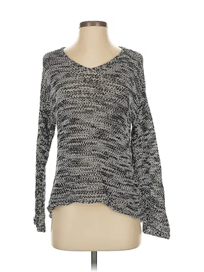 Pre-owned Eileen Fisher Pullover Sweater In Silver