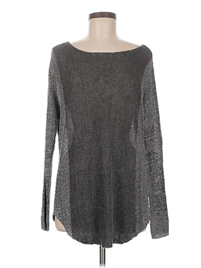 Pre-owned Eileen Fisher Pullover Sweater In Silver