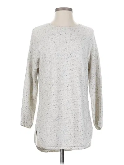 Pre-owned Eileen Fisher Pullover Sweater In Silver