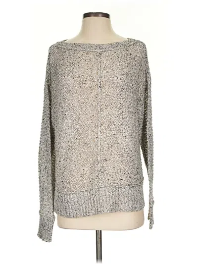 Pre-owned Eileen Fisher Pullover Sweater In Silver