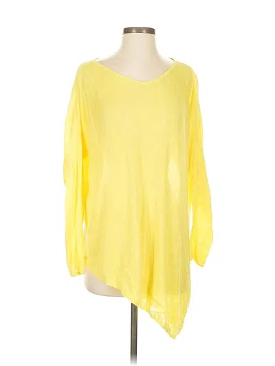 Pre-owned Eileen Fisher Pullover Sweater In Yellow