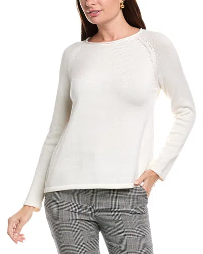 Eileen Fisher Raglan Sweater In White