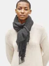 Eileen Fisher Recycled Cashmere Scarf In Gray