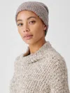 Eileen Fisher Recycled Cashmere Tweed Hat In Neutral