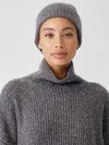 Eileen Fisher Recycled Cashmere Tweed Hat In Gray