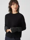 Eileen Fisher Recycled Cashmere Wool Glovelettes In Gray