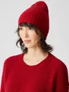 Eileen Fisher Recycled Cashmere Wool Hat In Red