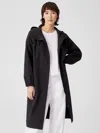 Eileen Fisher Recycled Polyester Hooded Coat In Multi