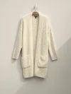 Eileen Fisher Renew Alpaca Cardigan, L In White