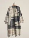 Eileen Fisher Renew Brushed Alpaca Mohair Cardigan, M In Multi