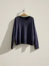 Eileen Fisher Renew Cashmere Boxy Sweater, S In Blue