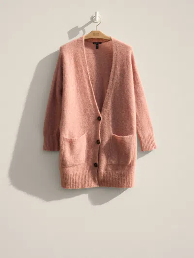 EILEEN FISHER RENEW MOHAIR CARDIGAN, XS