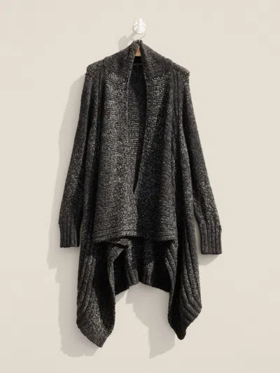 Eileen Fisher Renew Ombre Cloud Cardigan, M In Black