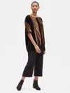 Eileen Fisher Resewn Velvet Tunic In Multi