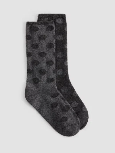 Eileen Fisher Reversible Magic Dot Sock In Black