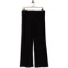 Eileen Fisher High Waist Wide Ankle Pants In Black