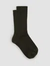 Eileen Fisher Ribbed Knit Trouser Sock In Green