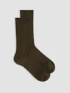 Eileen Fisher Ribbed Knit Trouser Sock In Multi