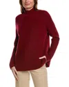 Eileen Fisher Organic Cotton-recycled Cashmere Sweater In Red