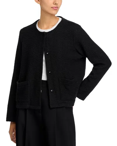 EILEEN FISHER ROUND NECK JACKET
