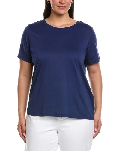 Eileen Fisher Round Neck T-shirt In Multi