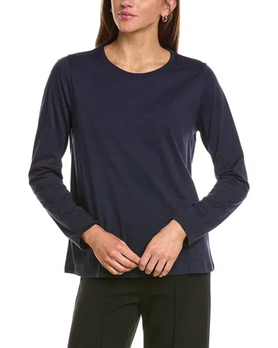 Eileen Fisher Round Neck T-shirt In Multi