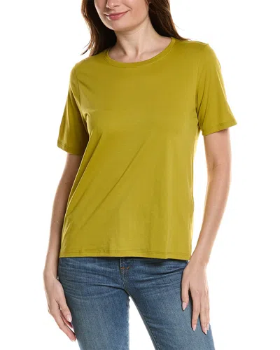 Eileen Fisher Round Neck T-shirt In Green