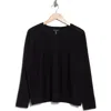 Eileen Fisher Boxy Top In Black